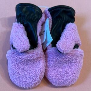 UGG Pink and Black Mittens